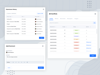 Educational pop-up / Markers Progress design markers popup progress questions status status typography ui design ux web