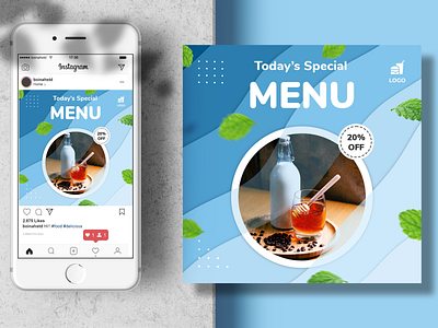 Food instagram post banner feed food and drink food banner foodie instagram instagram banner instagram post instagram template social media social media banner square