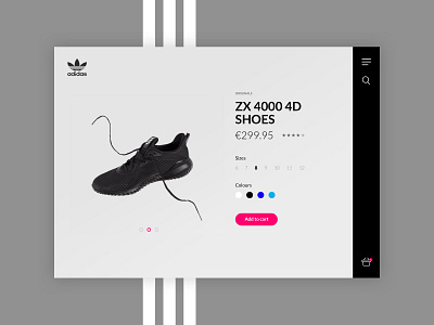 Adidas - Re Design : Daily UI Challenge adidas adidas originals dailyui dailyuichallenge design ux web