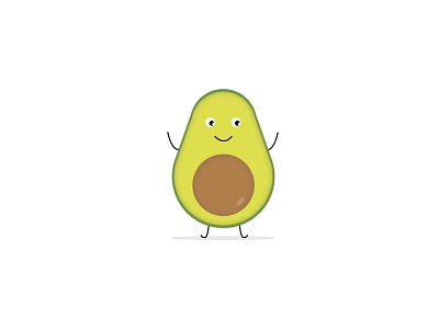 Avocado design illustration vector vectors