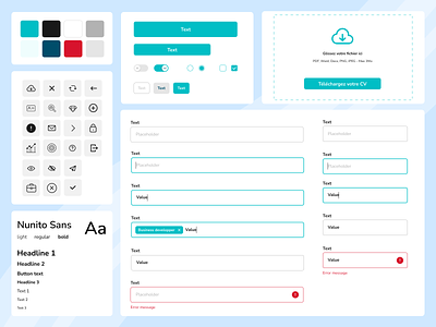 UI kit design design system form minimal ui ui kit ux uxuidesign