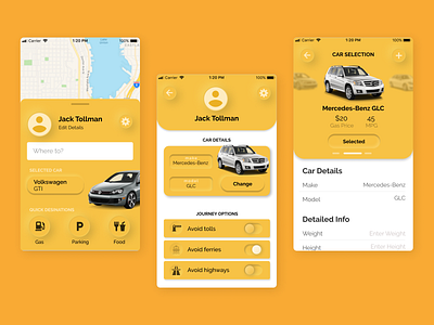Toll Booth App Redesign car car app design mobile mobile app mobile app design mobile design mobile ui ui ux uxdesign
