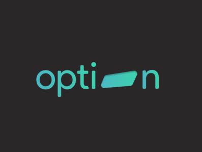Option logo design gradient graphicdesign illustrator logo ui vector