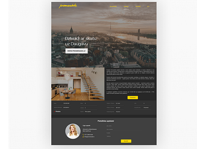 Apartment website design design ui website concept website design