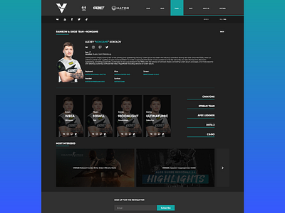 Esports web site