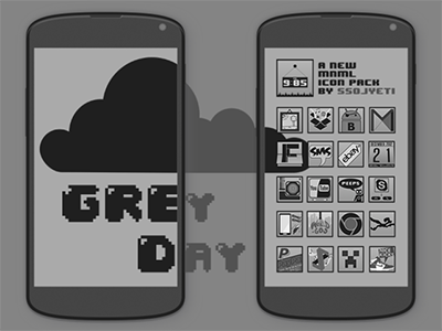 Grey Day Icons icons minimal