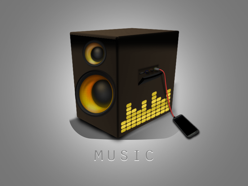 Speaker Icon by joss gitlin on Dribbble