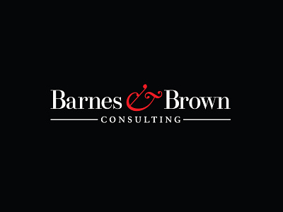 Barnes and Brown branding design flat icon logo logodesign minimal typography vector