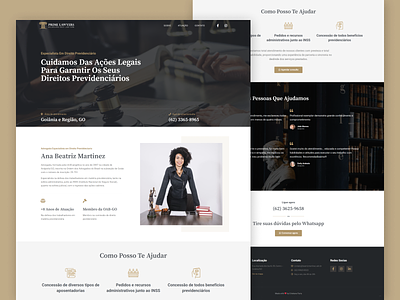 Lawyer Website design interface design landingpage lawyer lawyers ui uidesign website