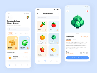 Vegetables Order App