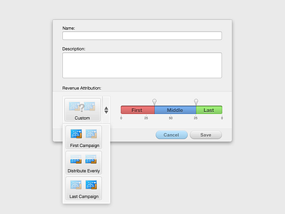 Eloqua Interface Design - 2 clean interface layout simple ui uiux ux