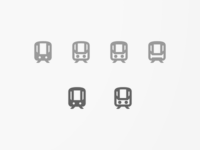 MRT-3 Light Rail Icons