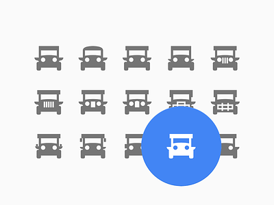 Jeepney Icon commute figma iteration jeep jeepney local material design philippine pinoy process transportation