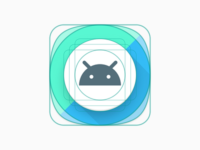 Android O Adaptive Icon Sticker Sheet circle figma freebie material design product icon rounded rectangle squircle template wearepapermill