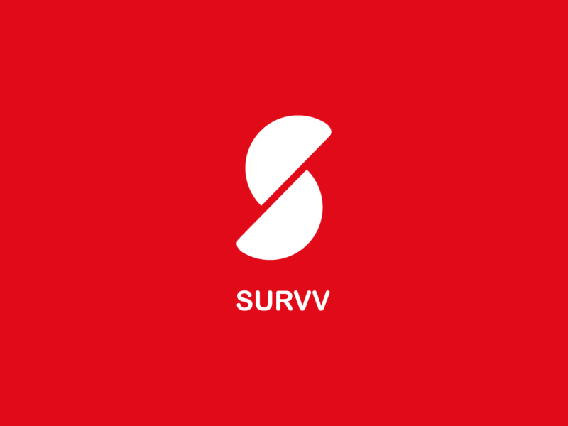 SURVV Logo Animation 2d 2dlogoreveal aaep ai animatedgif animatedlogo animation custom gif gifanimation logo logoanimation logoreveal motiondesigner motiongraphics shortad