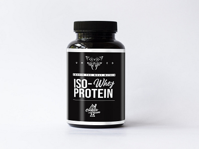 ISO-WHEY PROTEIN Supplement Label Design