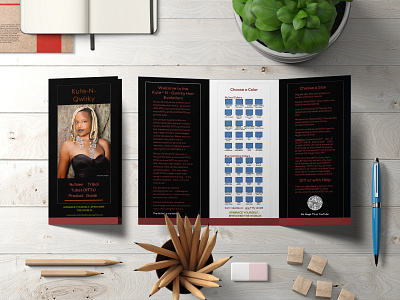 Kule-N-Qwirky Tri Fold Brochure Design