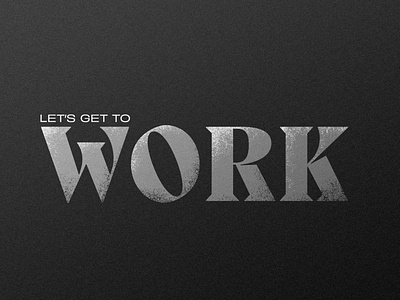 Get to Work desktop background font grayscale migra serif pangrampangram typogaphy