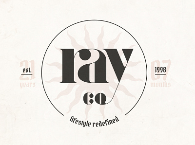 Ray Co. Logo Seal branding logo logotype seal typeography