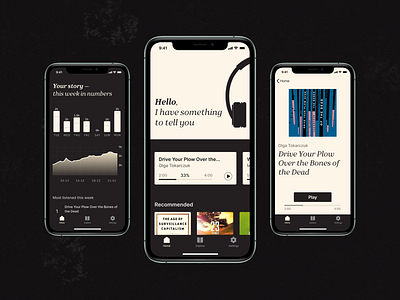 An audiobook app concept