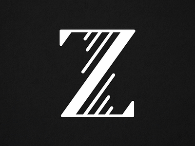 Z Lettermark - White