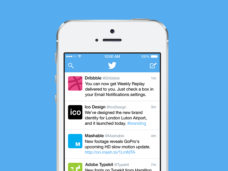 Twitter Redesign Preview by Johnny Jakubowicz on Dribbble