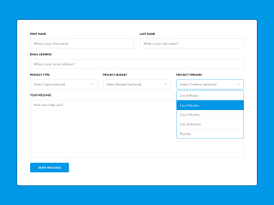 Custom Contact Form