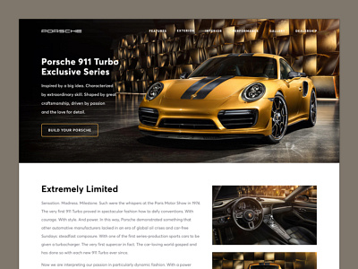 Landing Page - Daily UI Challenge #003 app car challenge daily design landing mobile page product ui ux web