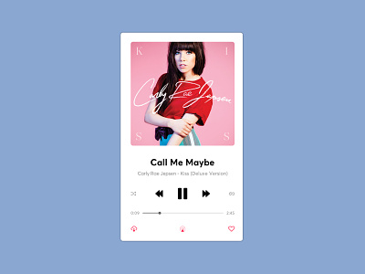 Music Player - Daily UI Challenge #009 app challenge clean concept daily design interface ios iphone minimal mobile music phone player simple typography ui user ux
