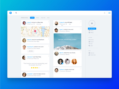 Dashboard UI Kit app clean design flat ui web website white