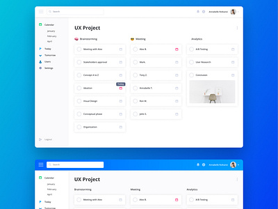 Dashboard UI Freebie