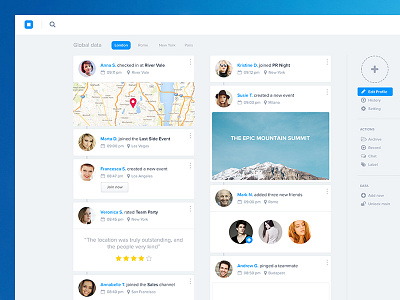 Social Platform UI