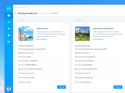 Holidays List UI