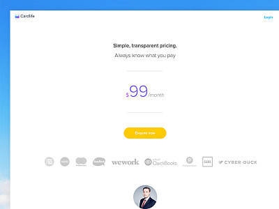 Minimal Pricing Page Explorations