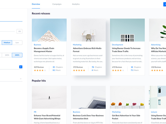 SaaS UI Kit by Pierluigi Giglio on Dribbble