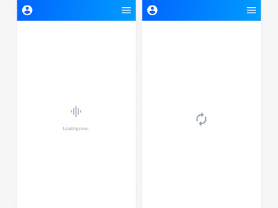 Loading UIs - Mobile Saas Admin UI Kit app business clean data graphs material minimal saas shadows web design website white