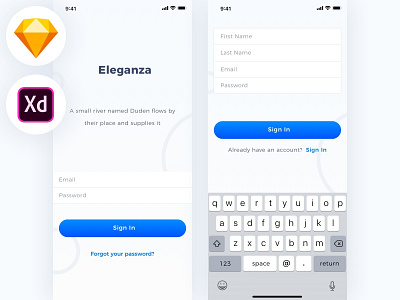 Freebie - iOS UI Design Screens