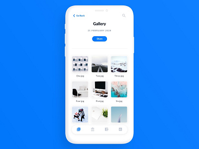 Gallery UI 👉Step By Step Tutorial app clean design flat material typography ui web website white