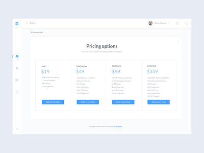 SaaS Dashboard UI Design