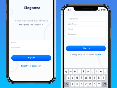 Social iOS App for iPhone X, XS and XS Max app branding clean dashboard data design flat illustration logo material minimal sketch ui ux web web design website white