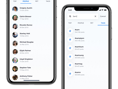 Mobile App for iPhone X, XS and XS Max app branding clean dashboard data design flat graphs material minimal saas sketch ui ux web web design website white