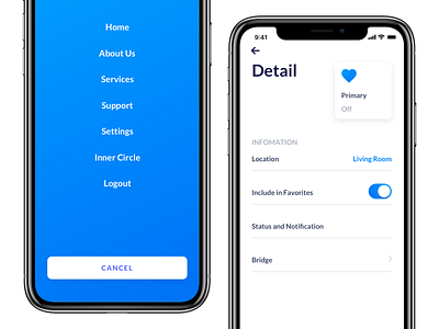 iOS App UI Design - Detail UX Screen app branding clean dashboard data design flat graphs material minimal saas sketch ui ux web web design website white