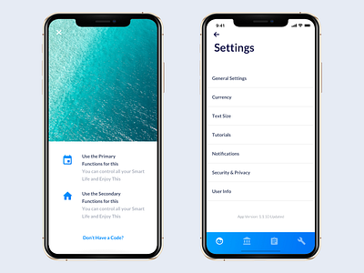 Settings flow: iOS App UI Design app branding clean dashboard data design flat illustration material minimal typography ui ux vector web web design website white