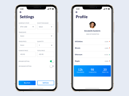 Settings flow: iOS App UI Design by Pierluigi Giglio on Dribbble