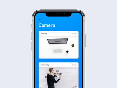 Camera flow: iOS App UI Design app branding clean dashboard data design flat illustration logo material minimal sketch typography ui ux vector web web design website white