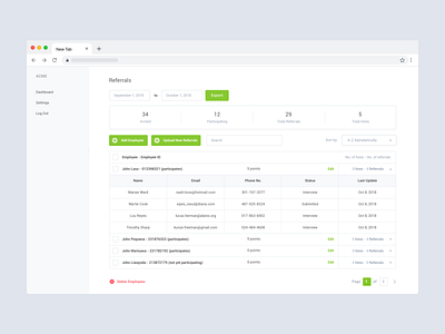 Settings flow: Dashboard UI Design app branding clean dashboard data design flat graphs illustration logo material minimal sketch typography ui ux web web design website white