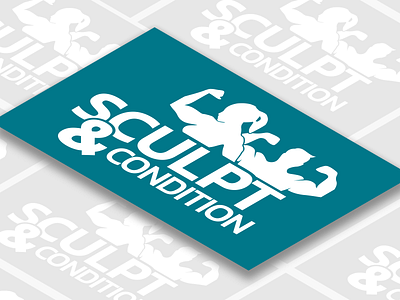 Sculpt & Condition Logo Design branding flat logo