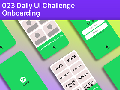 #023 #Onboarding - Onboarding Design 100daysofui app design app onboarding dailyui dailyuichallenge minimal onboarding onboarding screen ui ui design