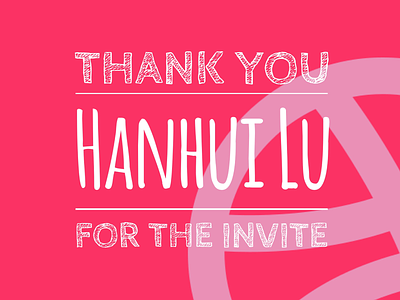 Thank You Hanhui Lu! thanks