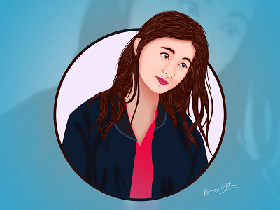 GIRL_ portrait illustration